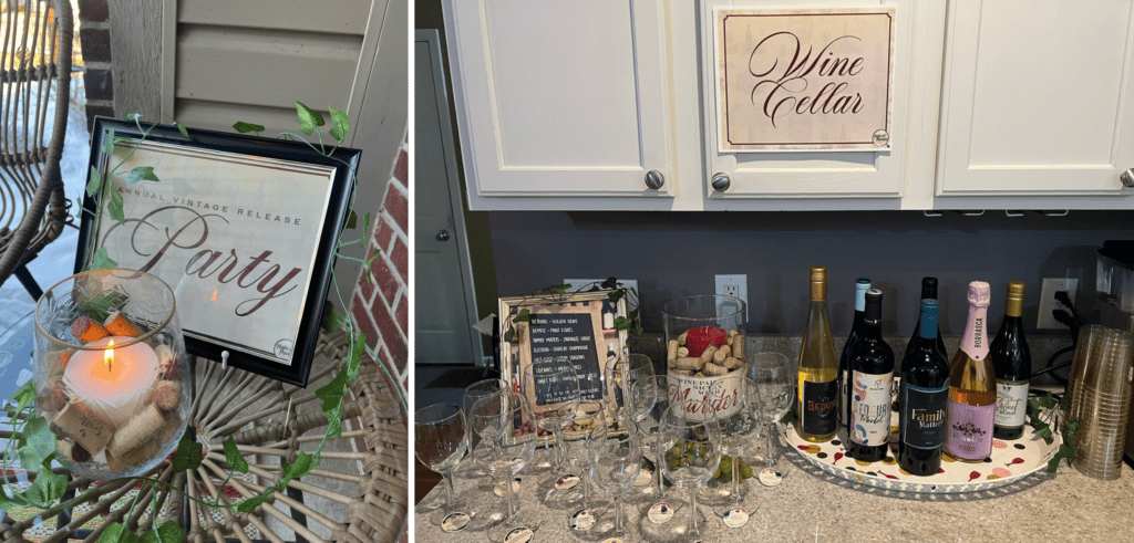 Night of Mystery | Wine Tasting Party Ideas Choose the Tasting Area