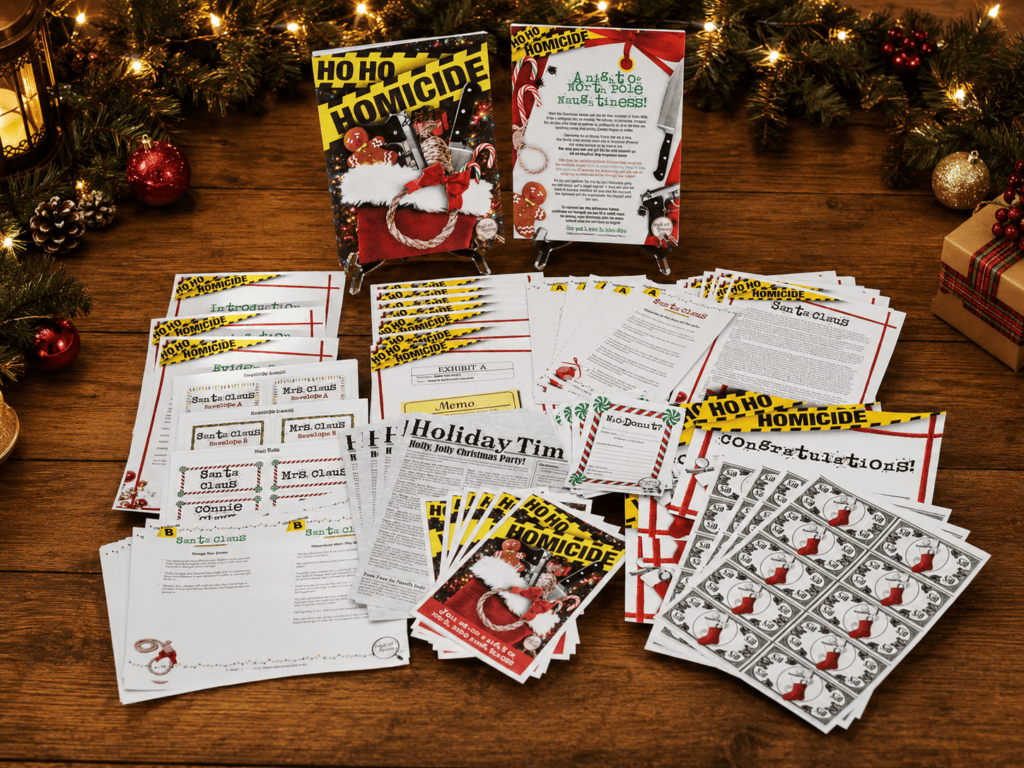 Night of Mystery | Christmas Themed Murder Mystery Party Ideas Get Everyone Into Character
