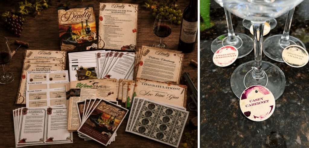 Night of Mystery | Wine Tasting Party Ideas Get the Party Materials Ready