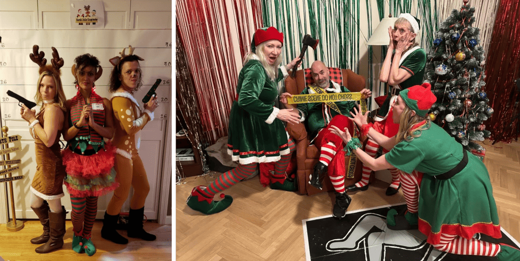 Night of Mystery | Christmas Themed Murder Mystery Party Ideas Ho Ho Homicide