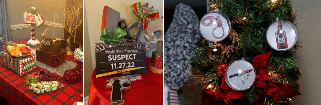 Night of Mystery | Christmas Themed Murder Mystery Party Ideas Make the Holiday Setting Part of the Fun