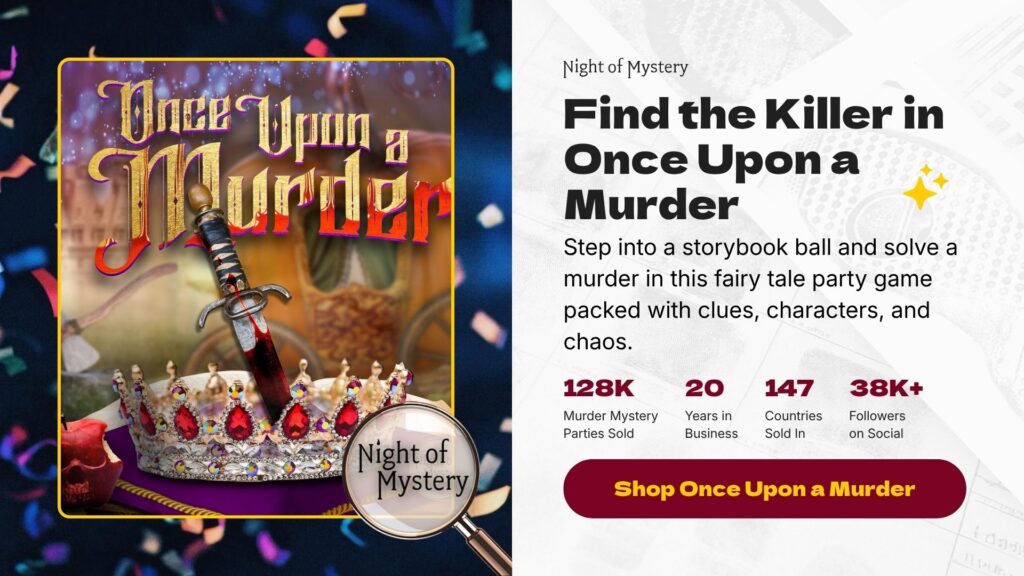 Night of Mystery | Book Club Party Ideas For Your Next Whodunit Pick Once Upon A Murder