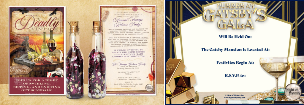 Night of Mystery | Mimosa Party Ideas Send Fun Invitations