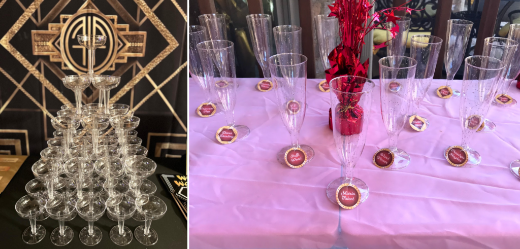 Night of Mystery | Mimosa Party Ideas Set the Mood With Decorations