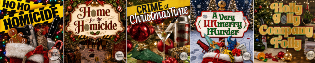Night of Mystery | Adult Christmas Party Ideas That Turn Your Holiday Gathering Into A Whodunit Choose a Christmas Mystery