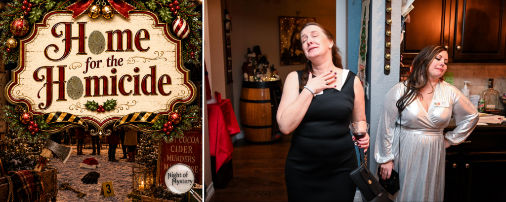 Night of Mystery | Adult Christmas Party Ideas That Turn Your Holiday Gathering Into A Whodunit Home for the Homicide
