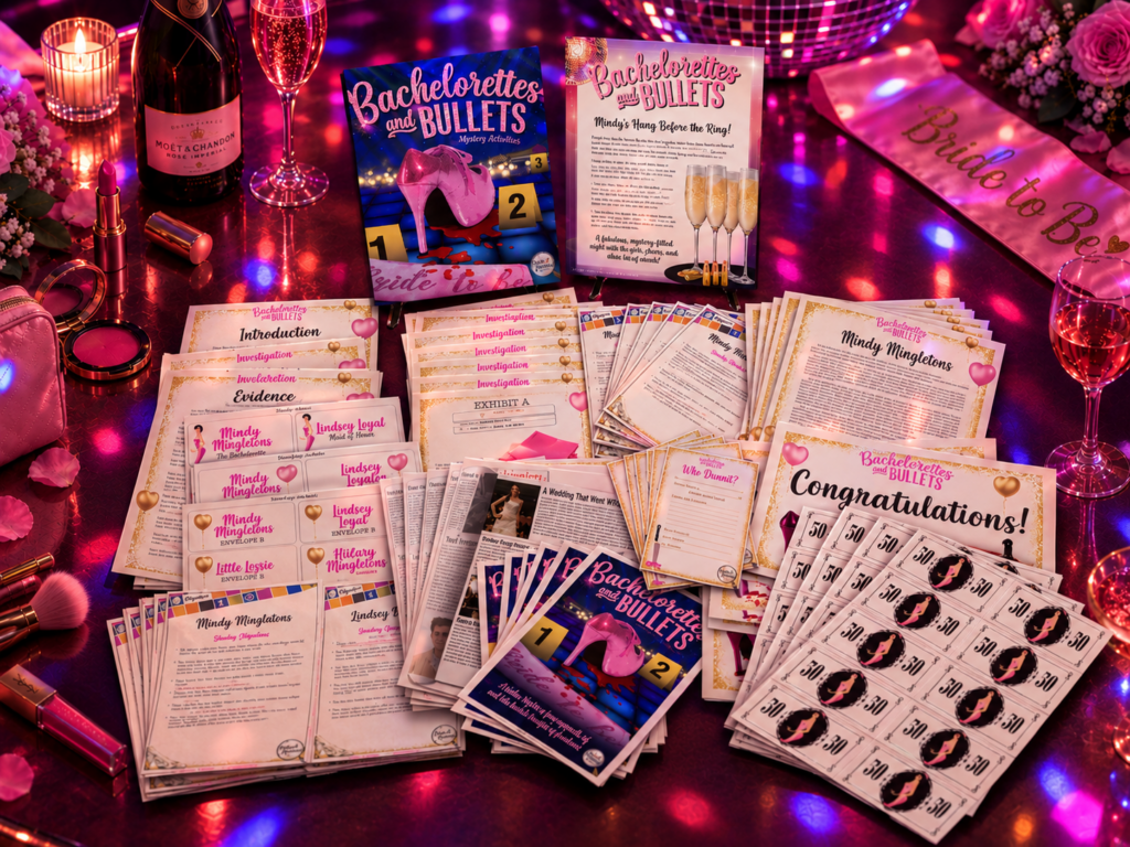 Night of Mystery | Bridal Shower Ideas That Trade Bingo For A Murder Mystery Night Order the Mystery Materials